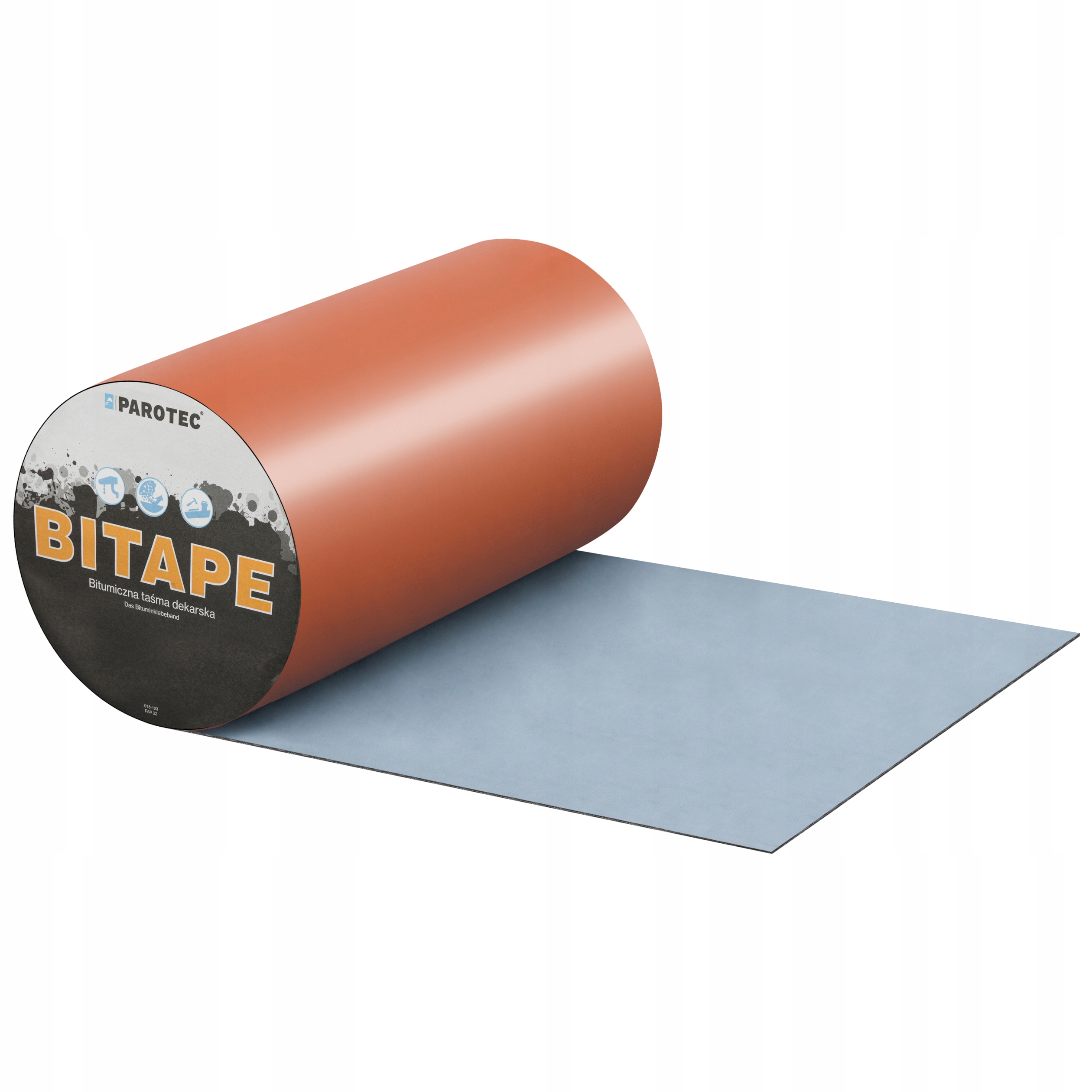 Dekarska taśma uszczelniająca bitumiczna BiTape 300 mm x 10 mb Cegła