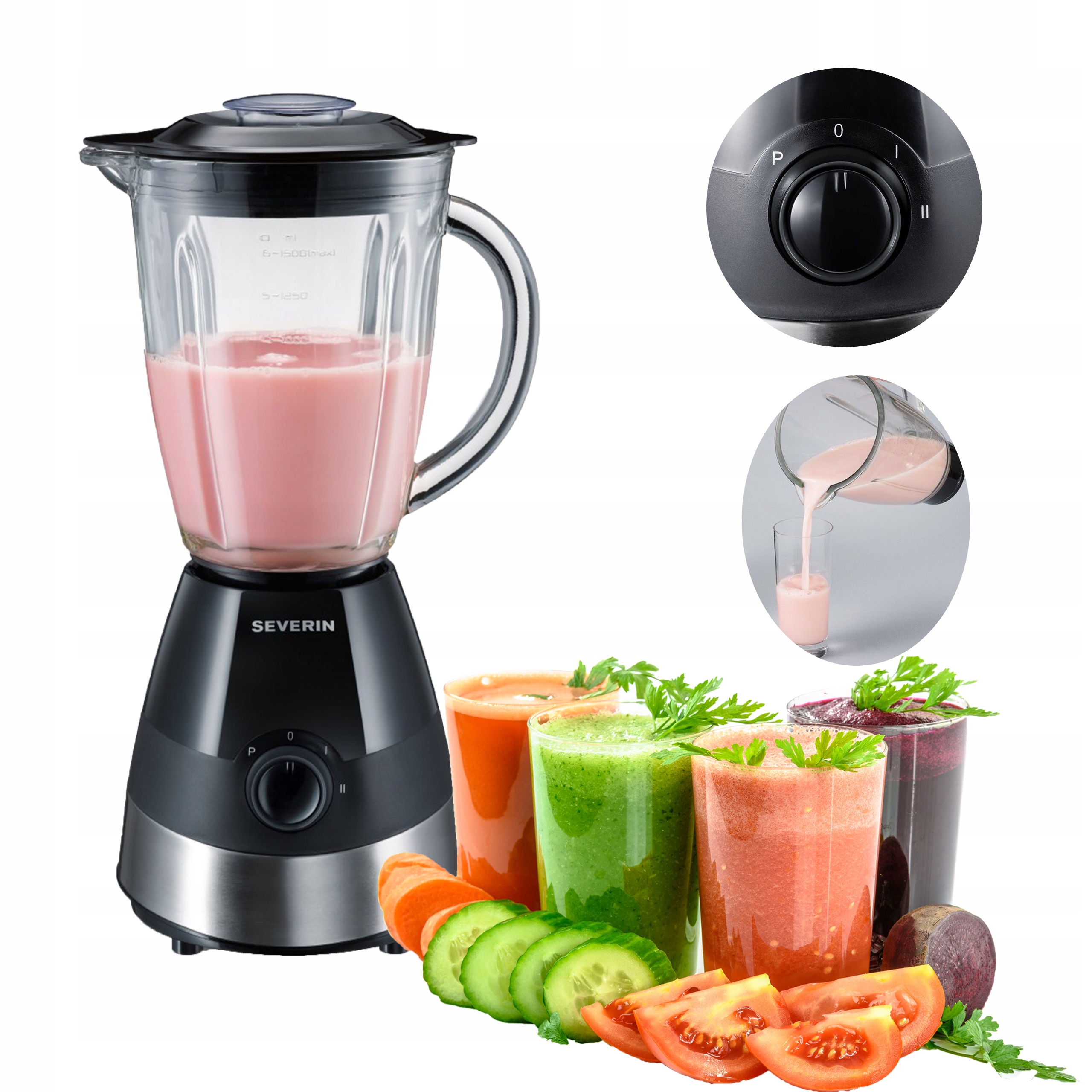 

Blender Kielichowy Rozdrabniacz Kruszy Lód 500W