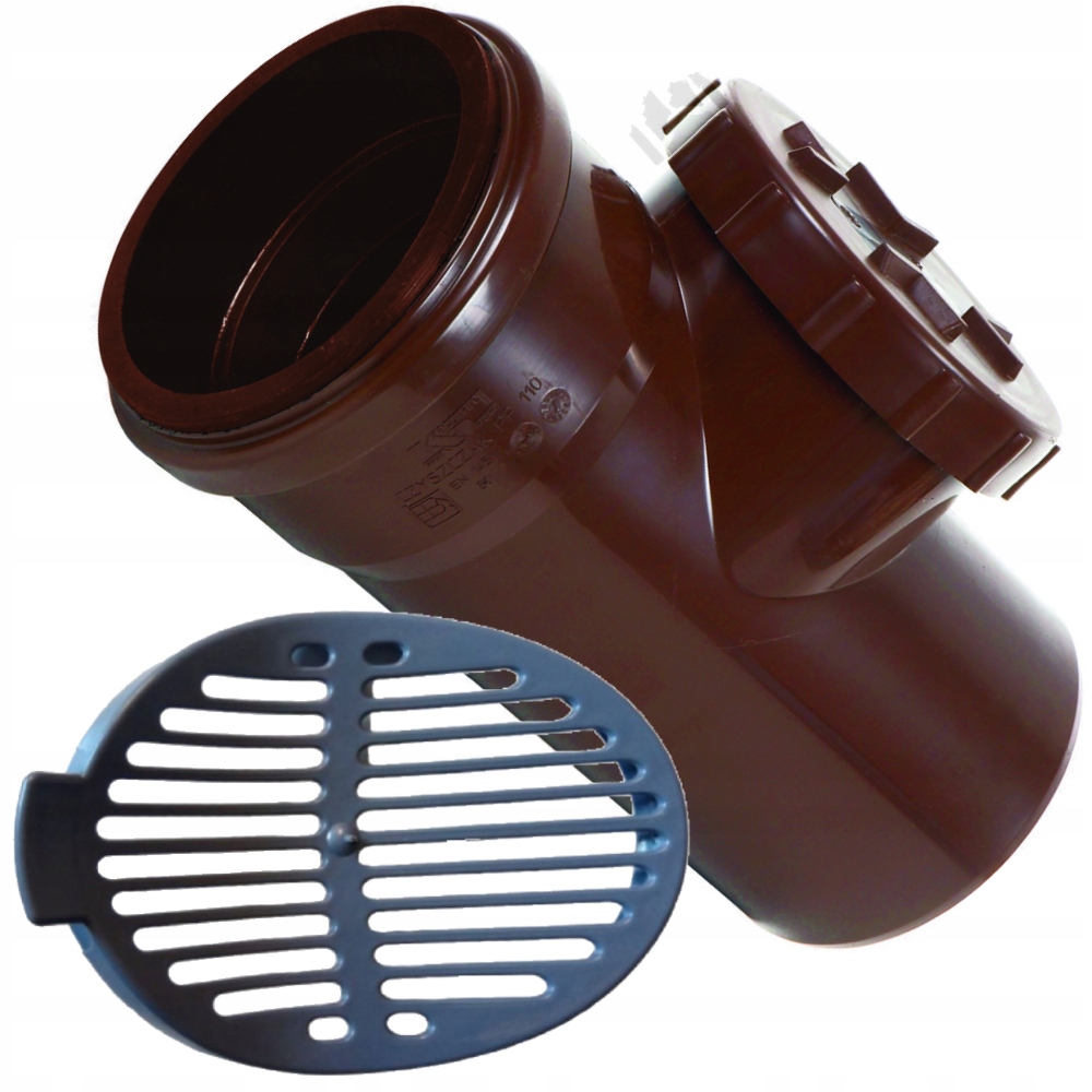 REWIZJA RYNNY 100 mm Rury Spustowej RYNIEN BRĄZ Rynna Kaczmarek Karolina