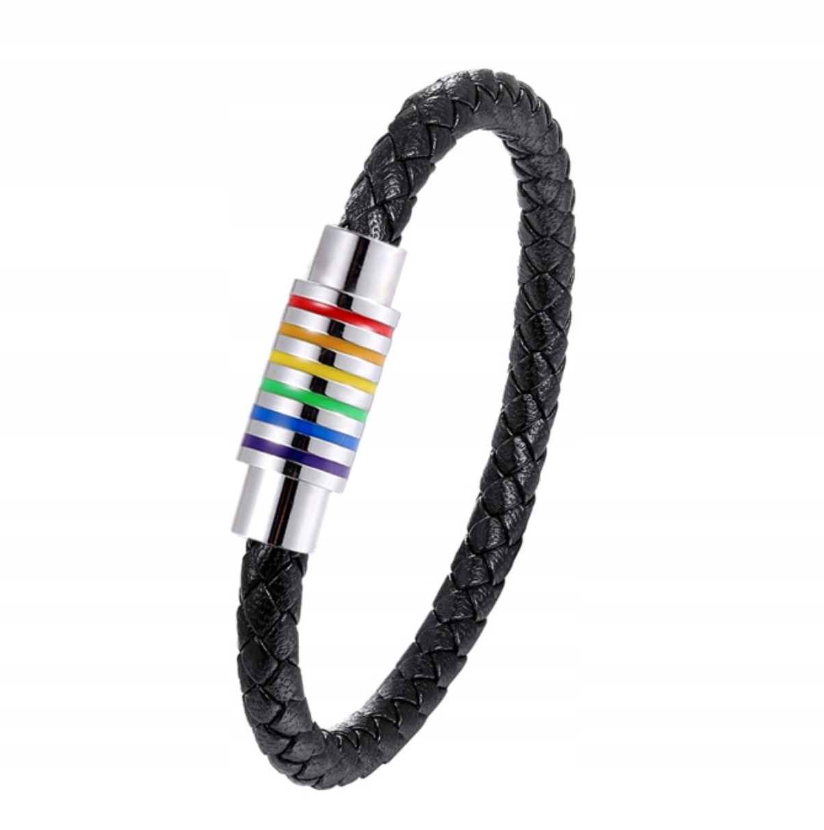 

Opaska, bransoletka magnetyczna tęczowa Pride Lgbt