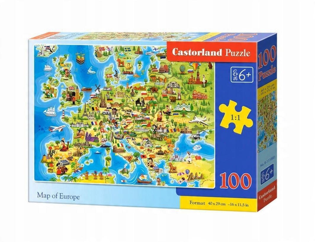

Puzzle 100 Mapa Europy 111060