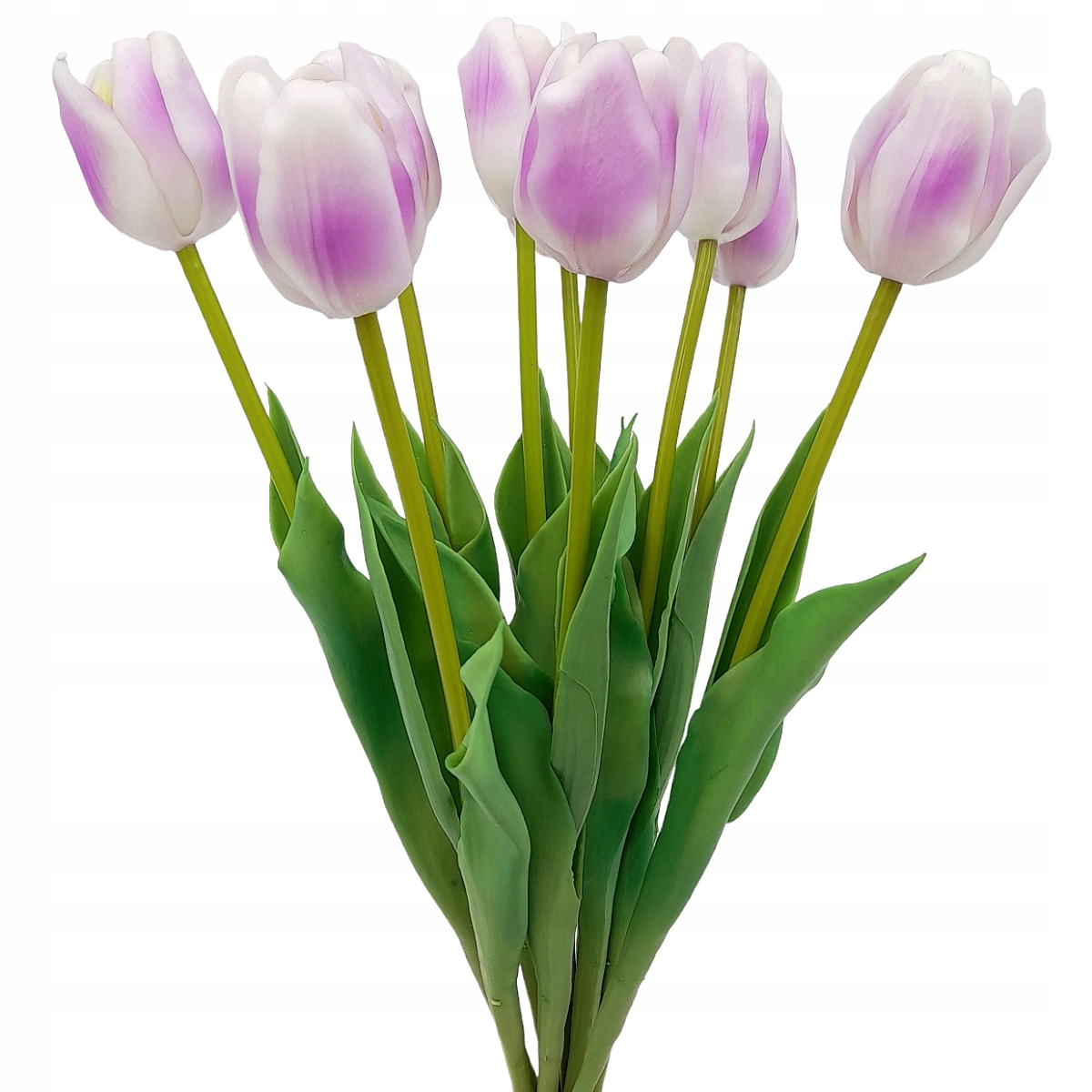 

Tulipany Silikonowe 44 cm Tulipan Biały Fioletowy