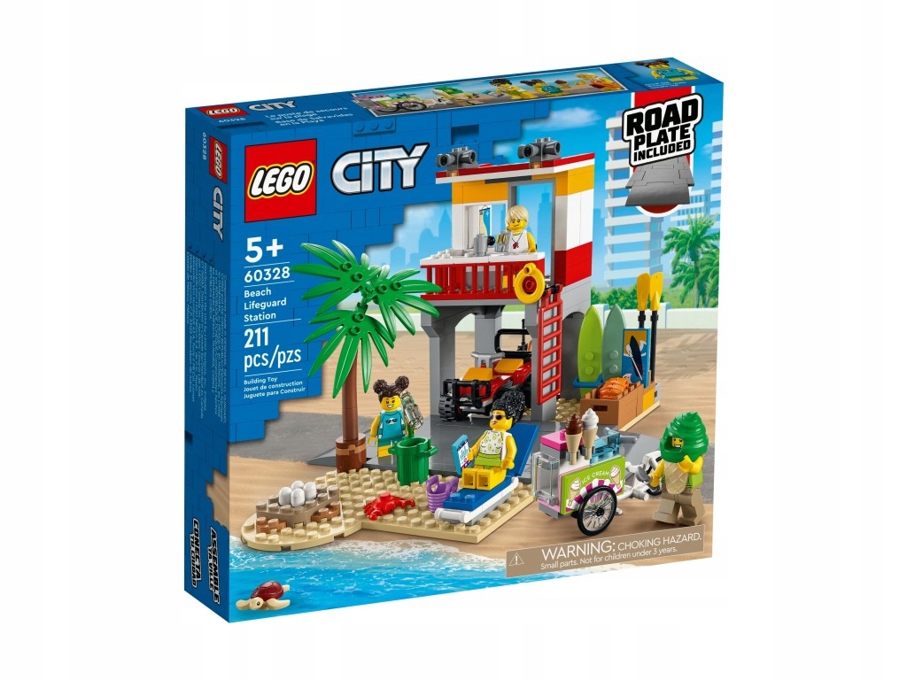 Lego City 60328 Záchranné stanoviště na pláži Nové