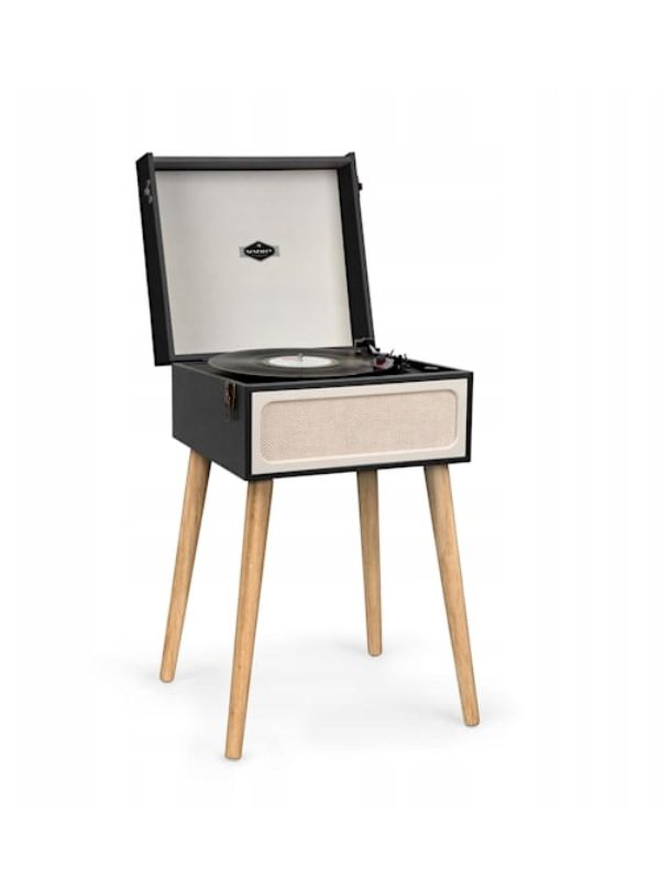 Kufříkový stojanový gramofon Retro Auna Sarah Ann 10033175 černý Y56