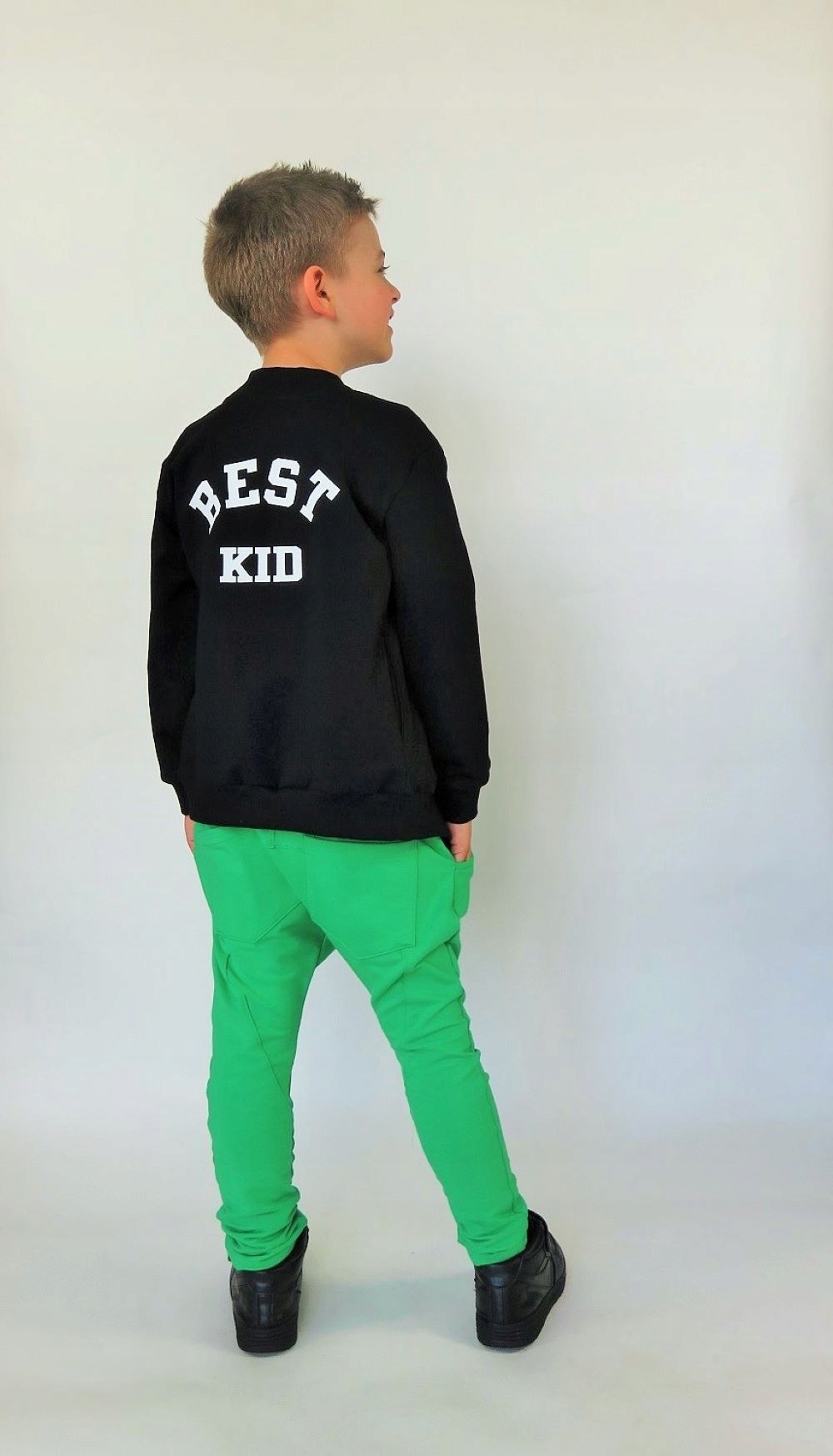 Spodnie baggy z zamkiem zielone Caramba Mamma 92 EAN (GTIN) 5905923109388