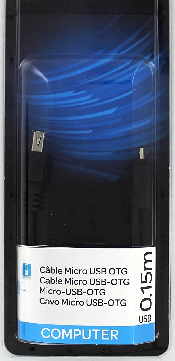 Adapter MICRO USB B wt. USB A gn. OTG On-The-Go CRF EAN (GTIN) 3613867409458