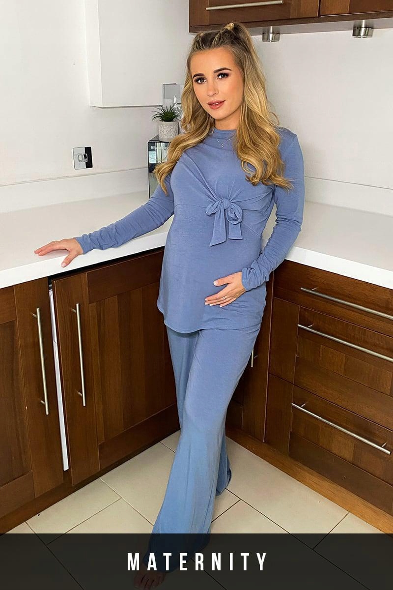 In The Style XXJ koc SPODNIE CIĄŻOWE MELANŻ XXS Wzór dominujący melanż