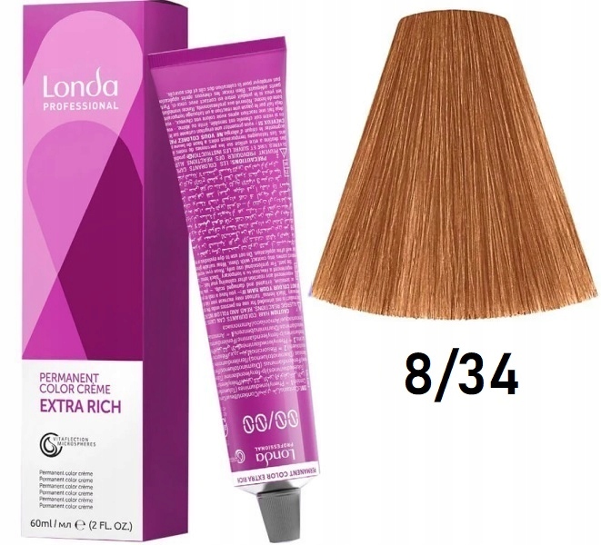 LONDA Professional FARBA Londacolor 60ml Nr 8/34