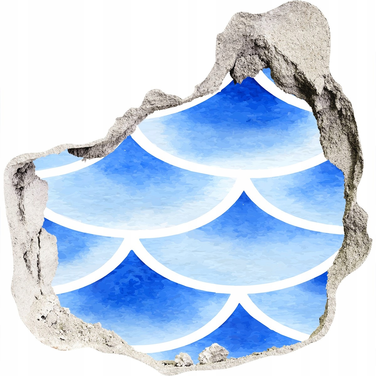 

Fotoobraz dziura na ścianę Naklejka Rybie łuski