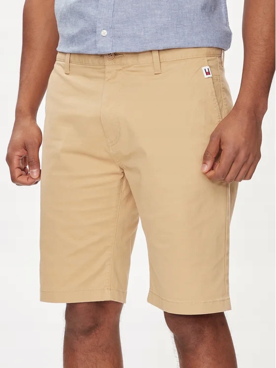 Tommy Jeans, kraťasy, chinos, béžové, velikost 31