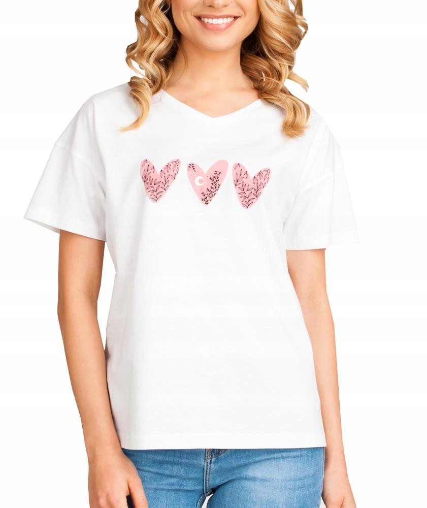 

T-shirt damski bawełniany YoClub - S