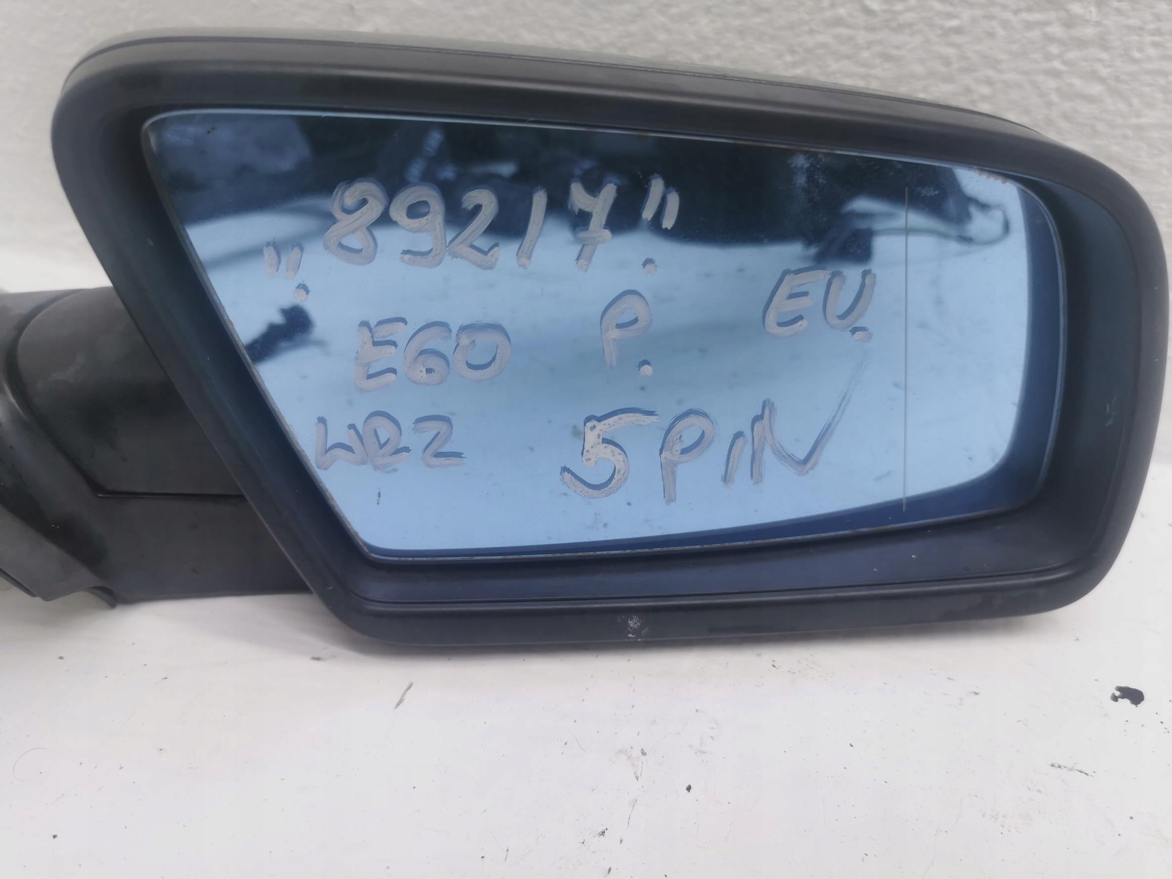mirror right BMW SERIA 5 E60 E61 5 PIN 892/7 EU