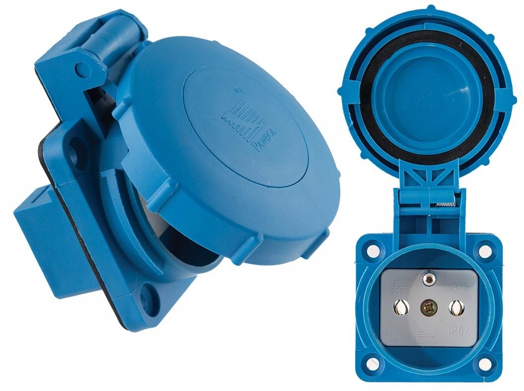

Gniazdo tablicowe 16A 250V IP67 D.3146