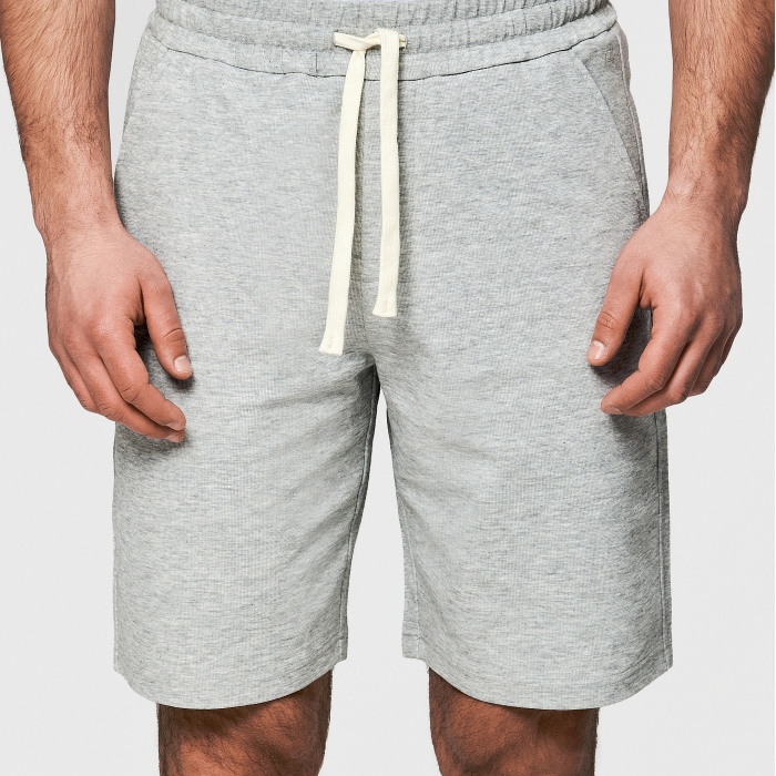 Šedé pánské kraťasy, teplákové kraťasy Pako Lorente vel M