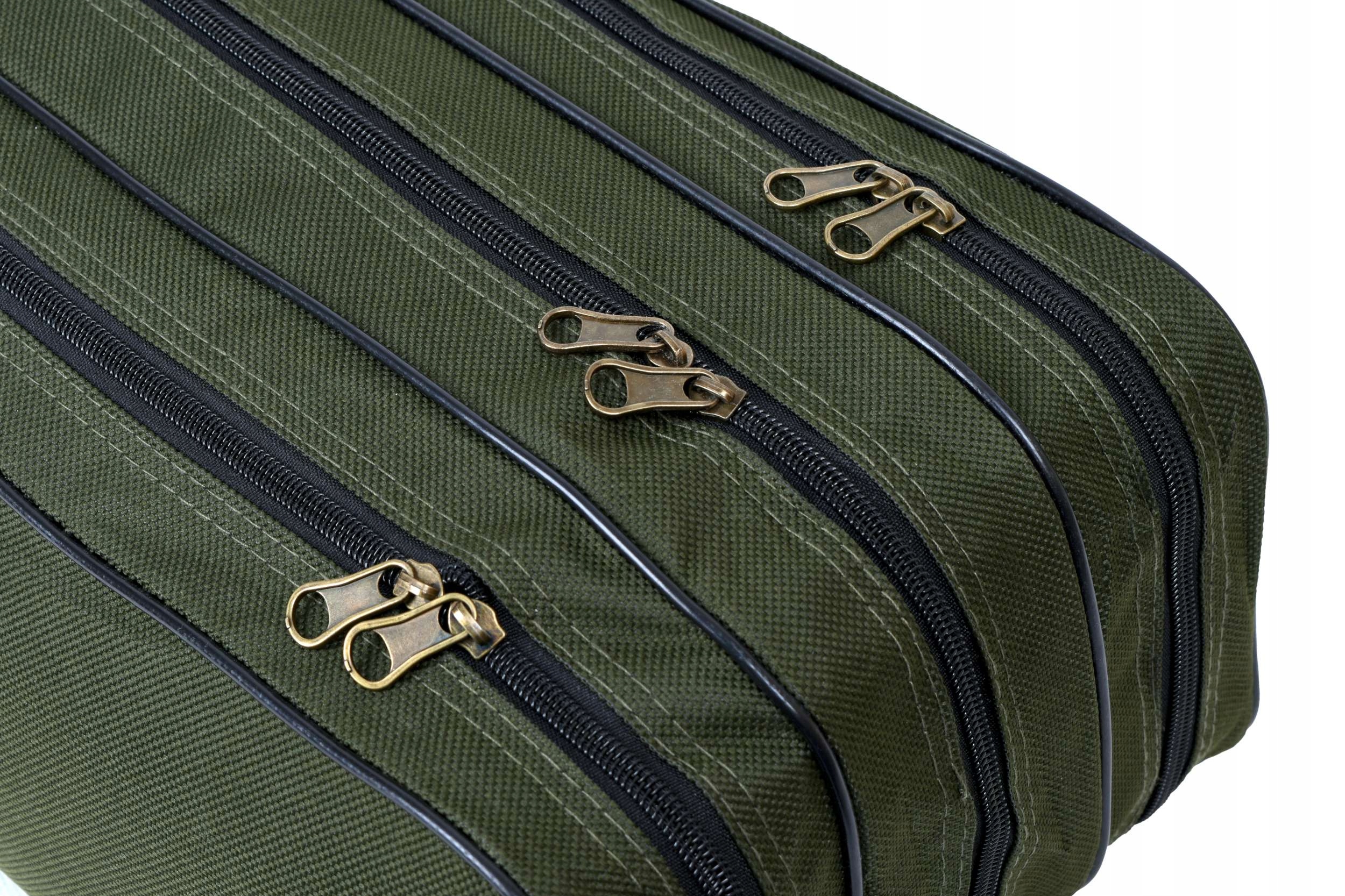 POKROWIEC NA WĘDKI WĘDKARSKI TORBA 3 KOMOROWY PREZENT DLA WĘDKARZA 140CM Model POKROWIEC NA WĘDKI 140CM