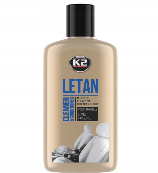 K2 Letan Środek Mleczko Do Czyszczenia Konserwacji Pielęgnacji Skóry 250 ML