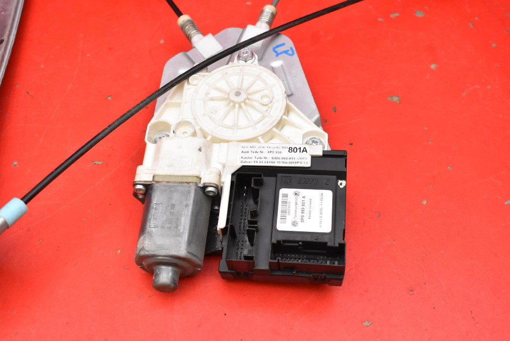 window regulator left front EU 8P0959801A AUDI A3 8P 3D HB 03-05