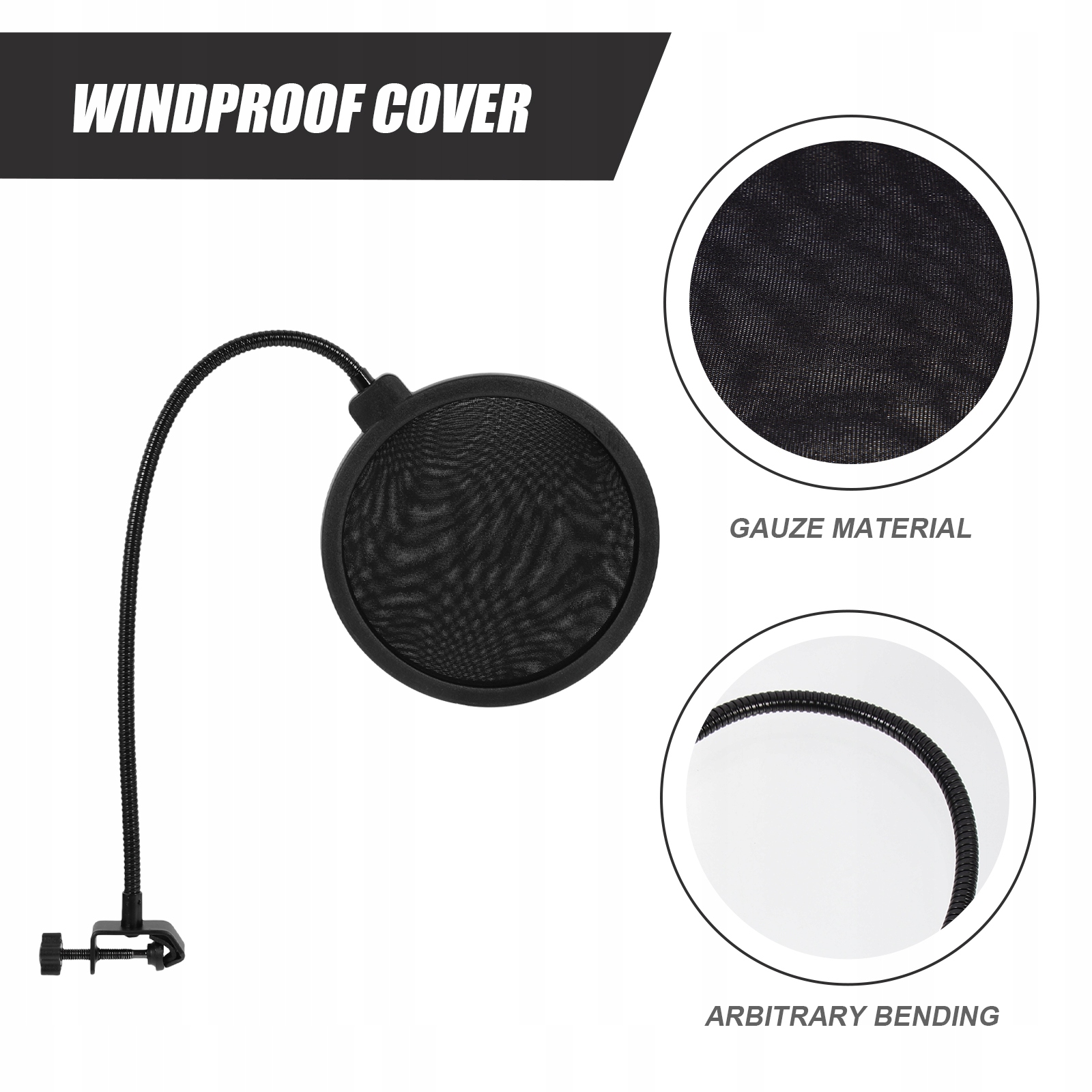 OSŁONA ODSZUMUJĄCA MIKROFON Marka bez marki