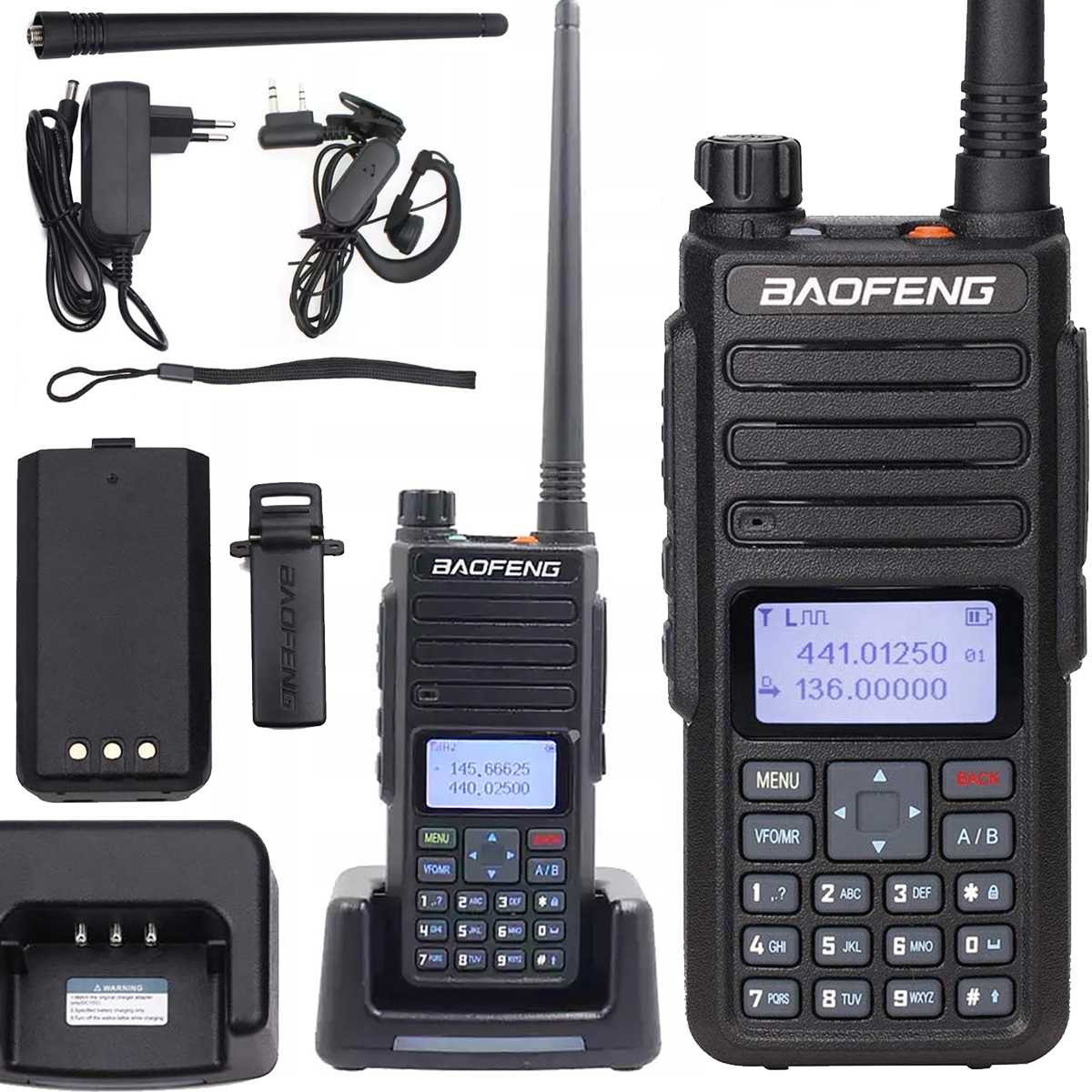 Baofeng BF-H6 10W Radio Skener Policie Pohotovost