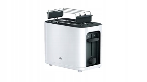 BRAUN HT 3010 WH TOSTER PODWÓJNY Z WYJMOWANĄ TACKĄ I 7 STOPNIAMI OPIEKANIA