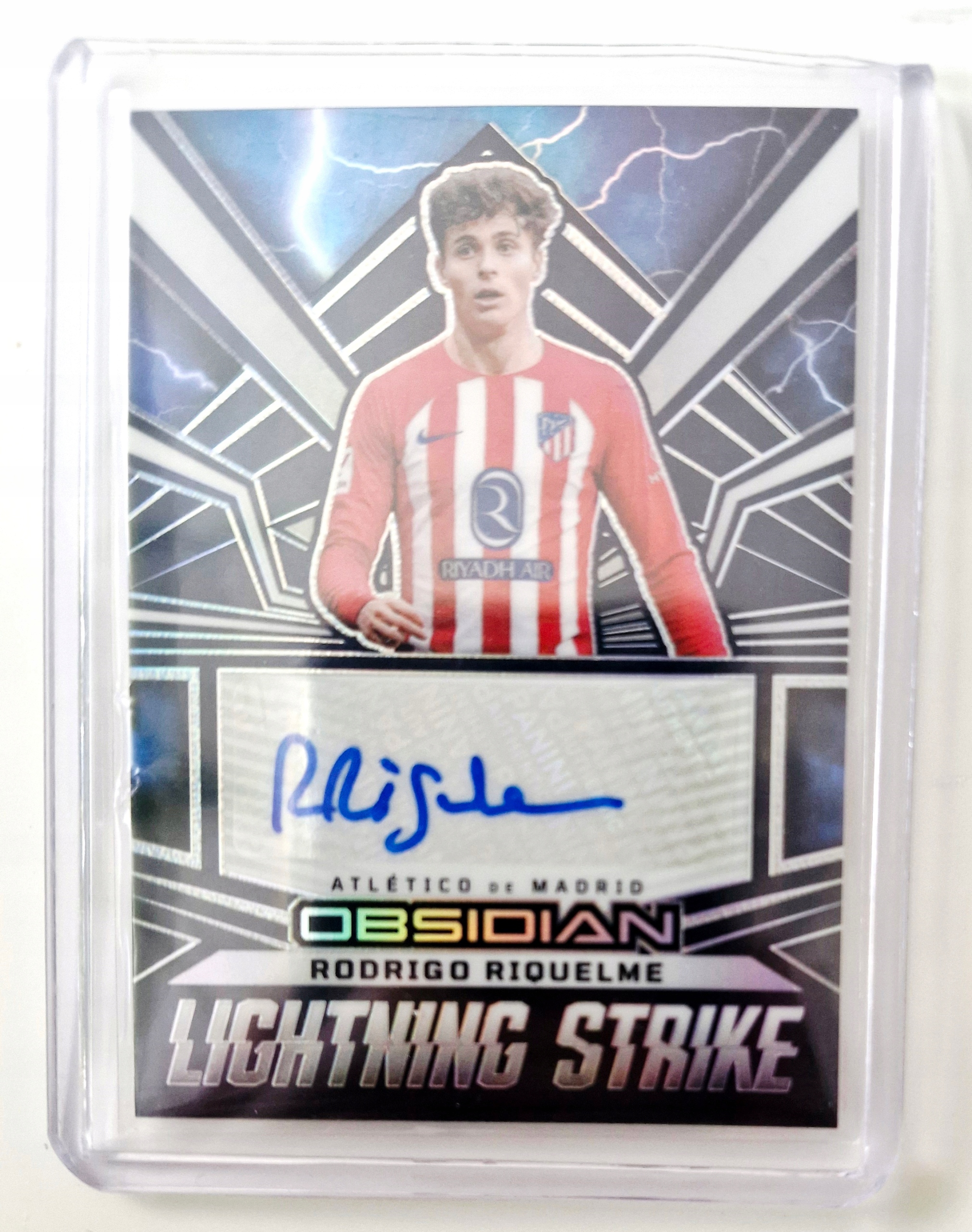 Rodrigo Riquelme 2023-24 Panini Obsidian 156/199 Atletico Madrid Autograf