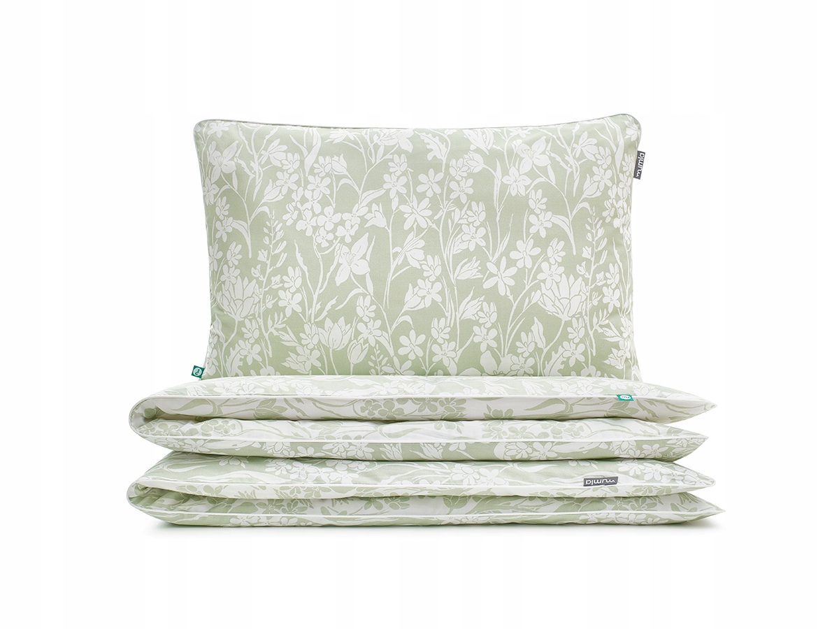 Posteľná Bielizeň Zelená lúka 200x200 cm 2x 80x70 cm Mumla
