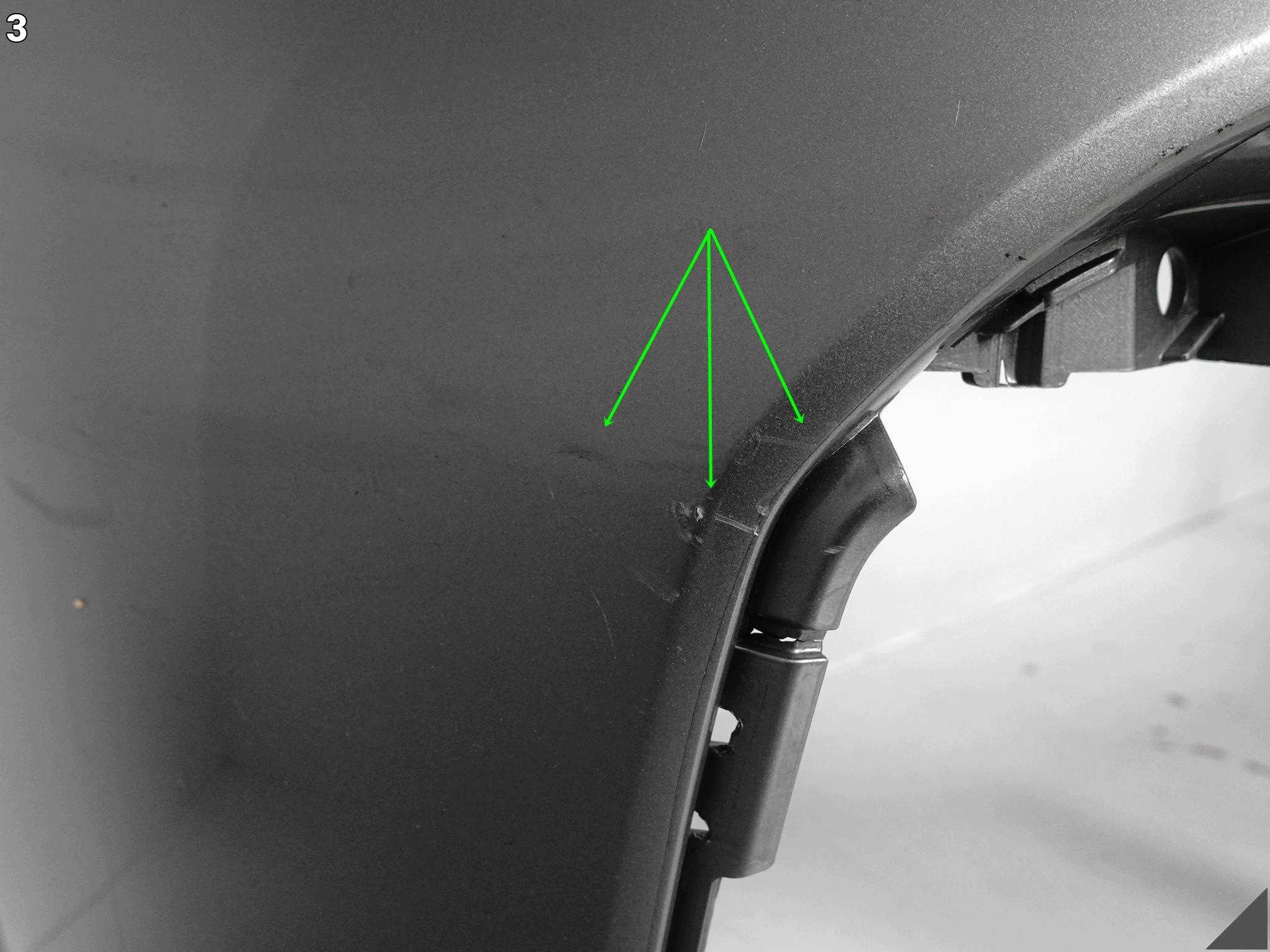 PORSCHE 911 992 TURBO S 20- bumper BUMPER front GT SILBER