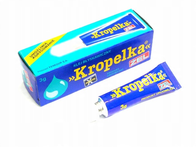 

Klej Kropelka 3g Żel Błyskawiczny z Opóźnieniem