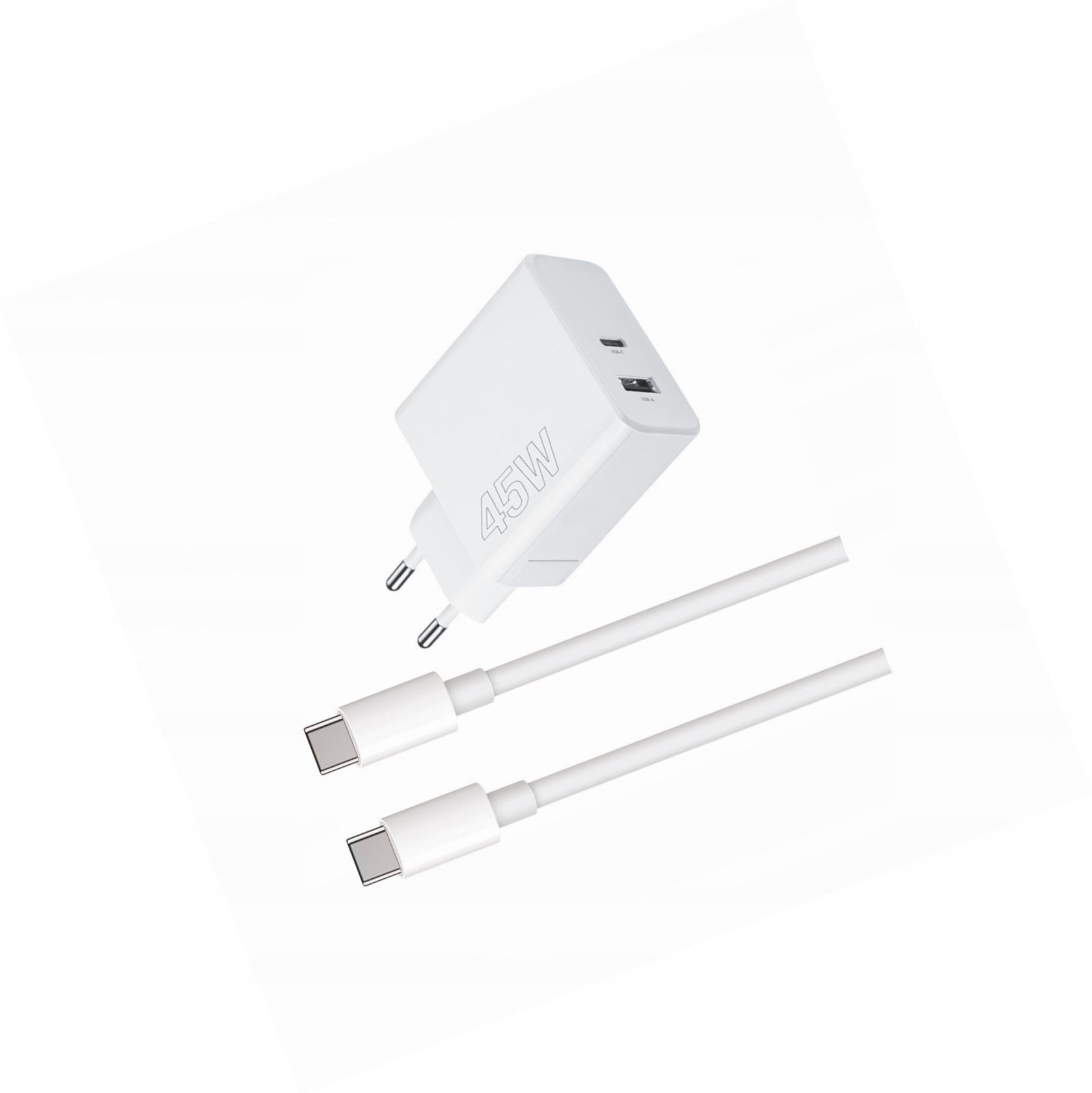 Szybka ładowarka 45W z długim kablem 2m 2 wejścia do Samsung A02S