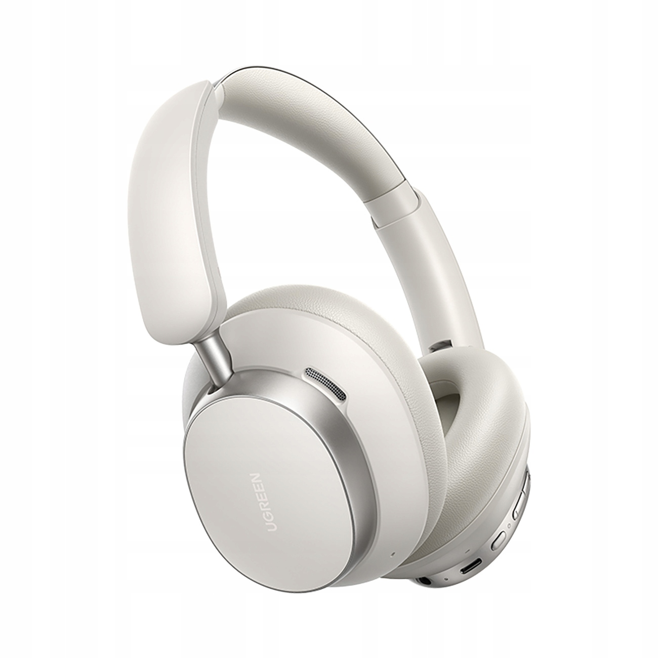 Slúchadlá na uši Ugreen Studio Pro HP206 Anc hybridné do -48 dB biele