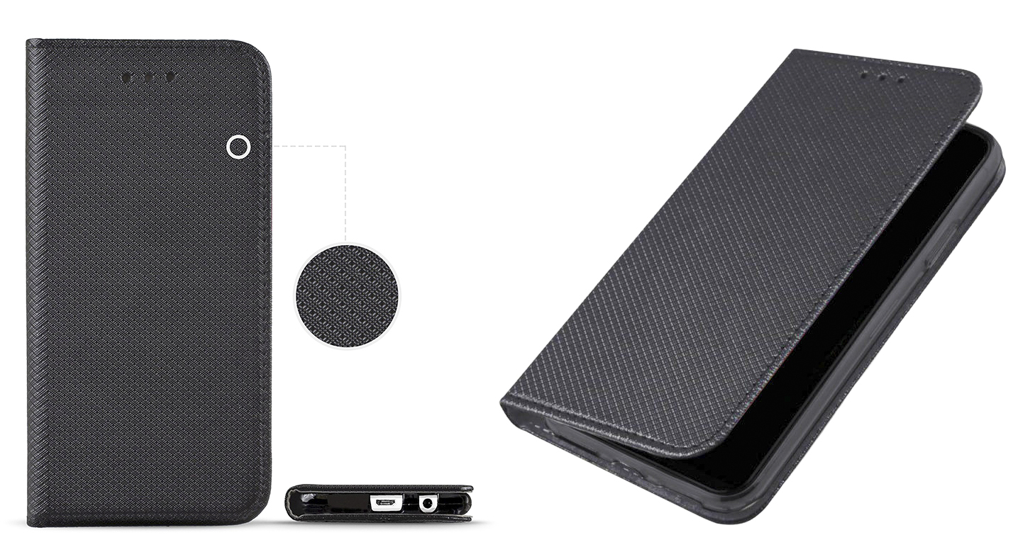 ETUI SMART MAGNET DO SAMSUNG GALAXY A22 5G + SZKłO Materiał skóra ekologiczna