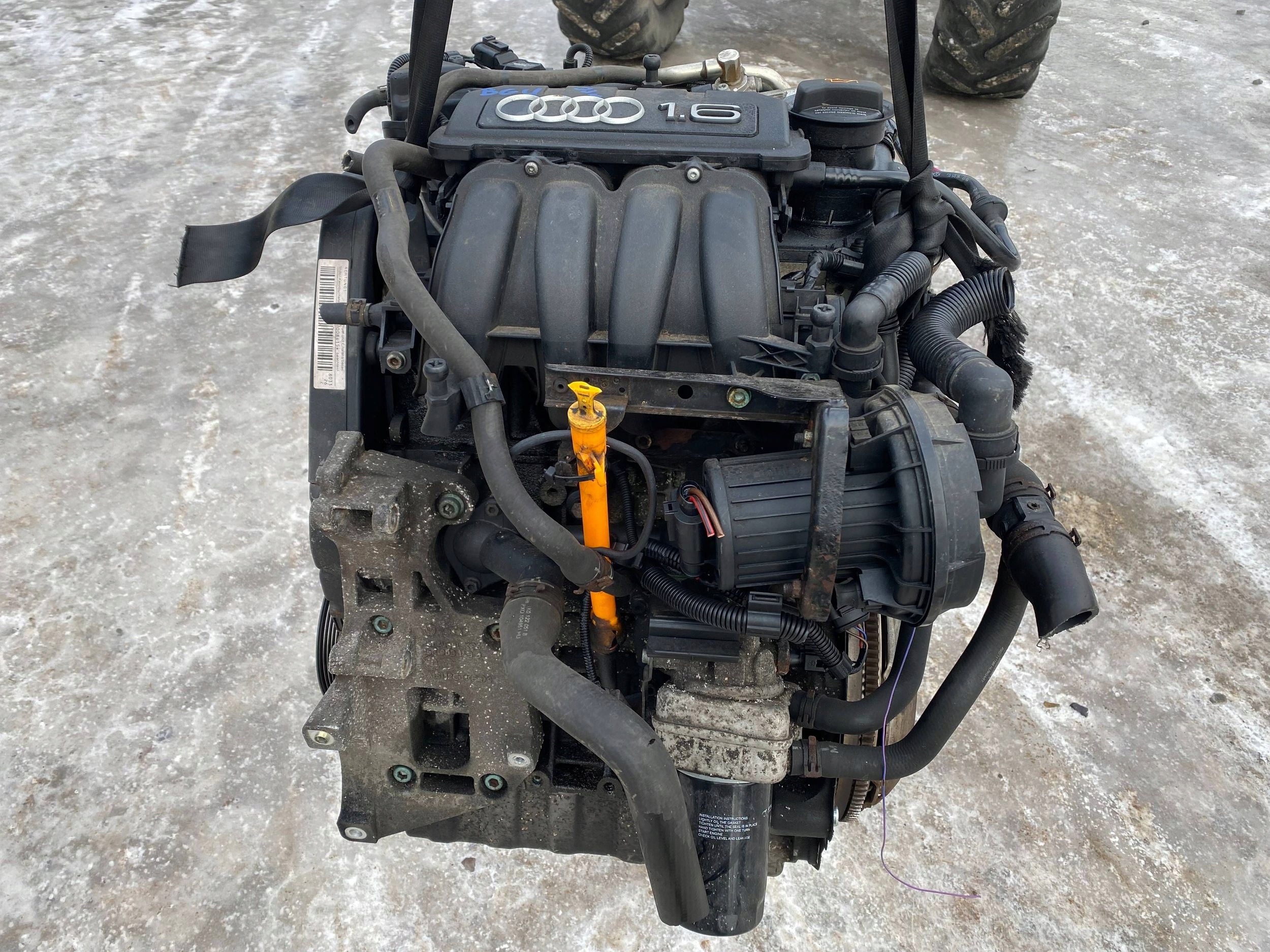 AUDI A3 8L 1.6 8V complete engine BGU