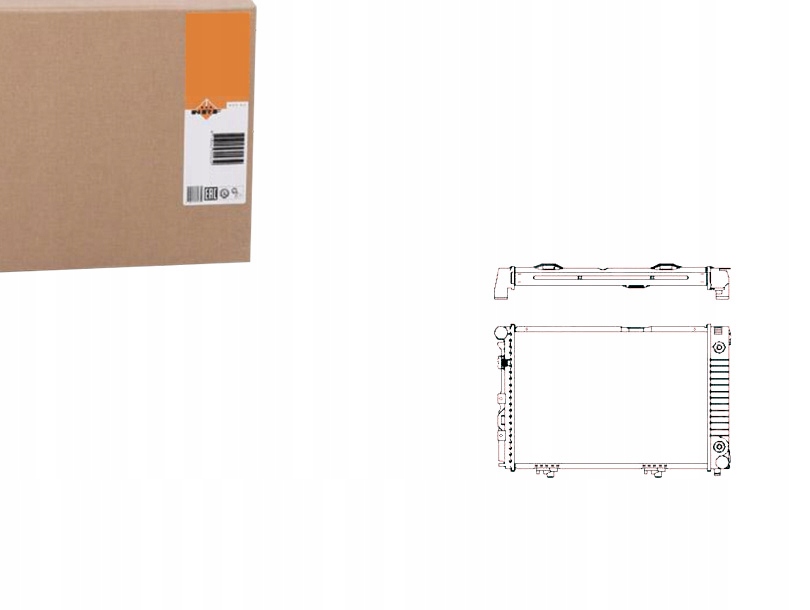 NRF CHŁODNICA SILNIKA MERCEDES E T-MODEL (S124) E