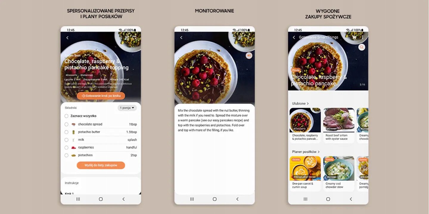 Piekarnik Samsung NV7B4345VAK Dual Flex Cook + Natural Steam + Smart Things Szerokość produktu 59.5 cm