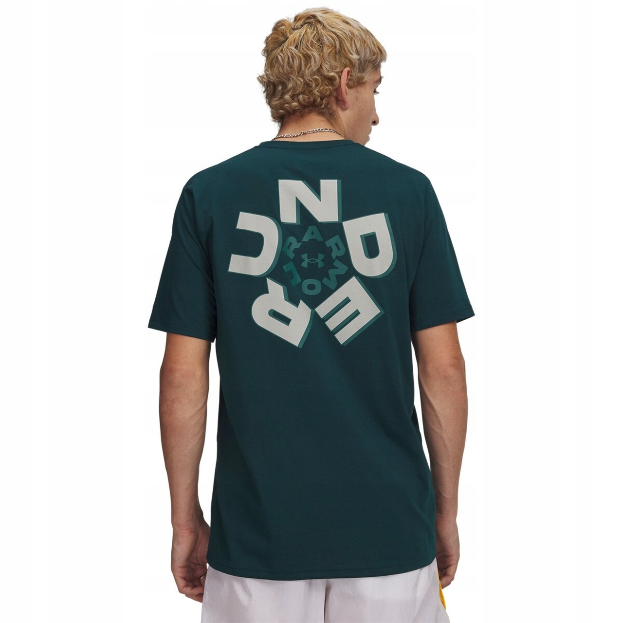 Under Armour Pánské radiální tričko Wordmark Arden Green S