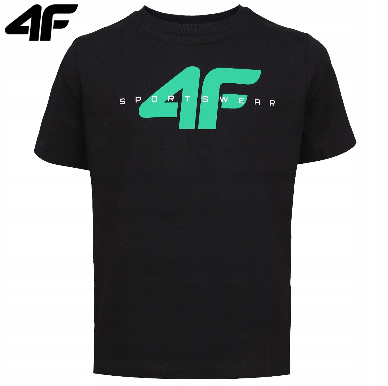 KOSZULKA CHŁOPIĘCA 4F DZIECIĘCA T-SHIRT M1113 BAWEŁNIANA BASIC SPORTOWA 164 Kolor czarny