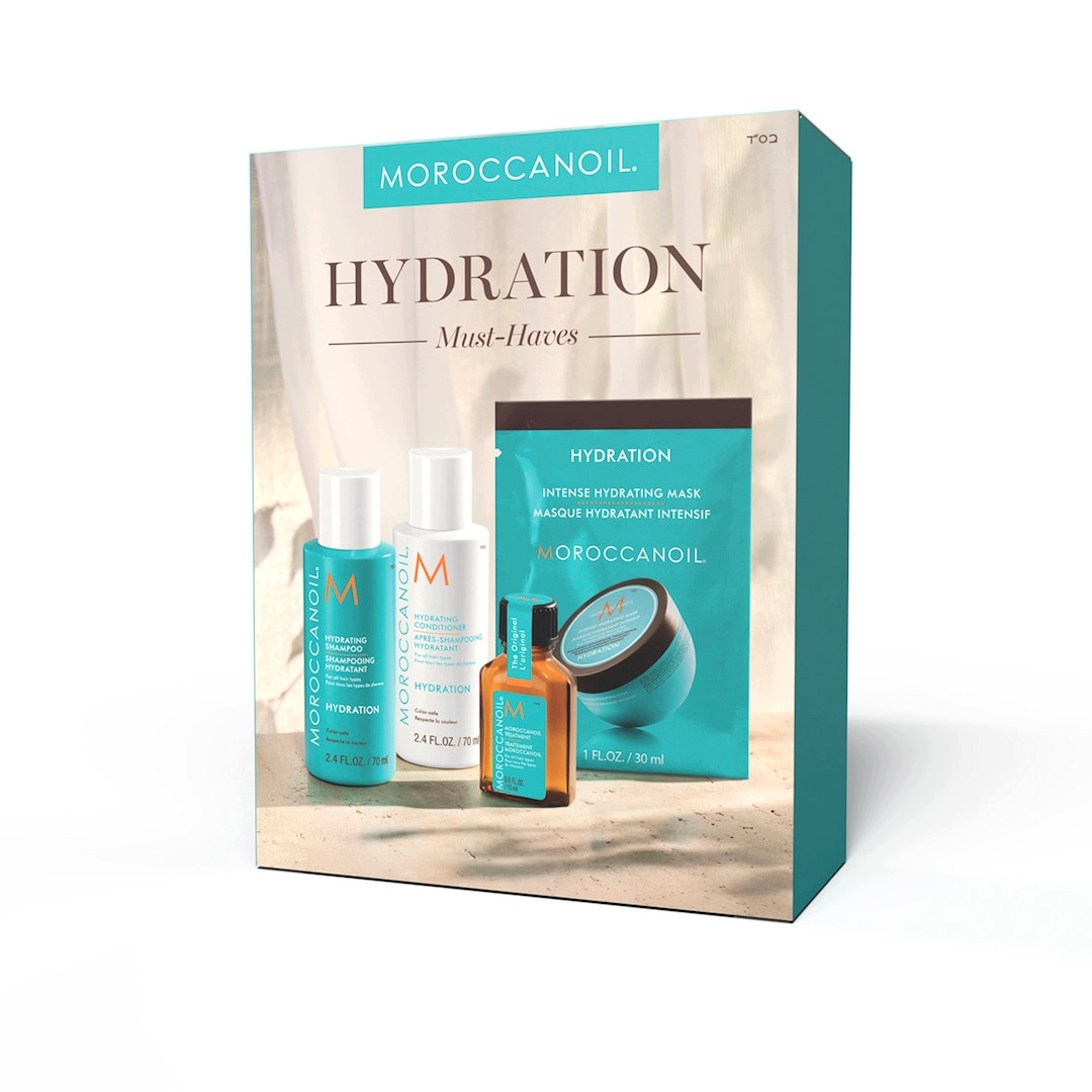 Moroccanoil Hydration Must-Haves Nawilżający Zestaw do Pielęgnacji Włosów