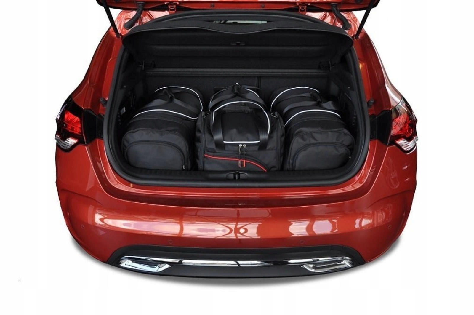 J&j Automotive Sada 4ks cestovných tašiek Sport pre Citroen DS4 2011-2015