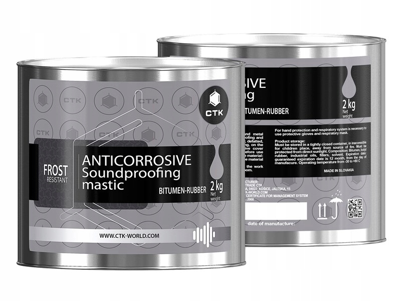 

Ctk Defender masa wygłuszająca antykorozyjna 2kg