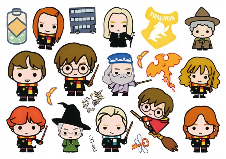 

Tatuaż zmywalny dla dzieci Harry Potter CG465