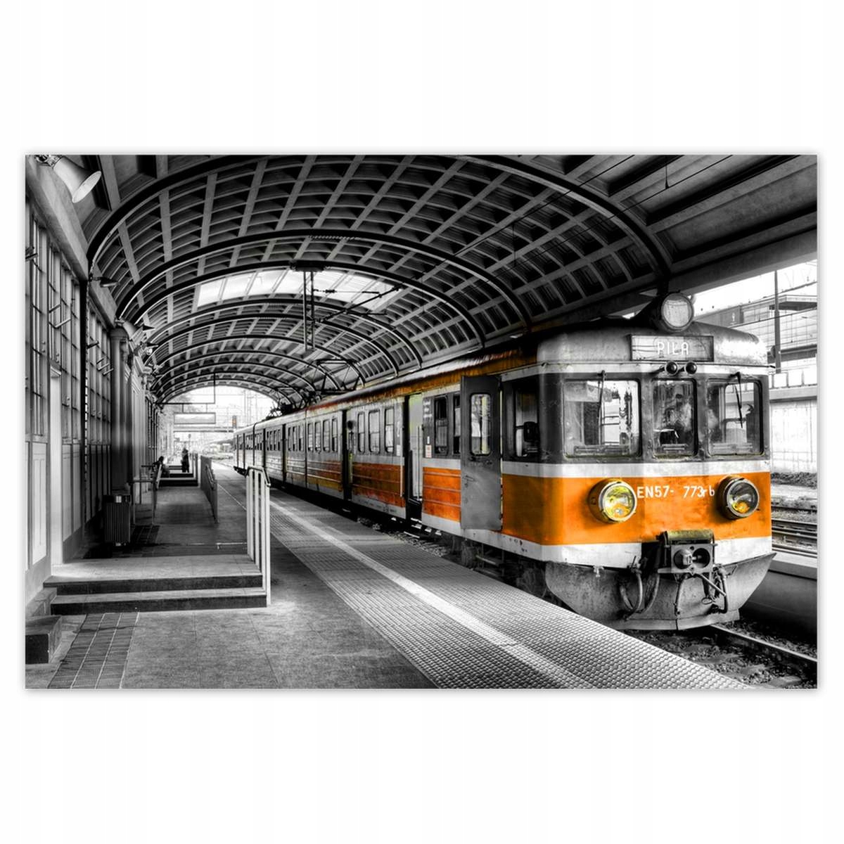 Plakáty 200x135 Oranžový vlak