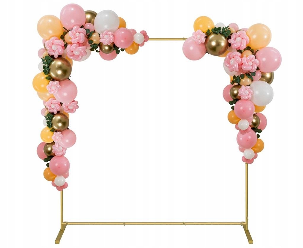 Čtvercový zlatý rám 210 x 210 cm