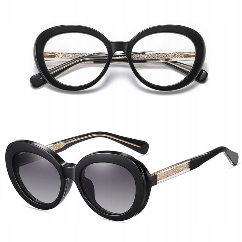 2v1 Clip-on brýle s obroučkami pro Pc Sluneční Clona