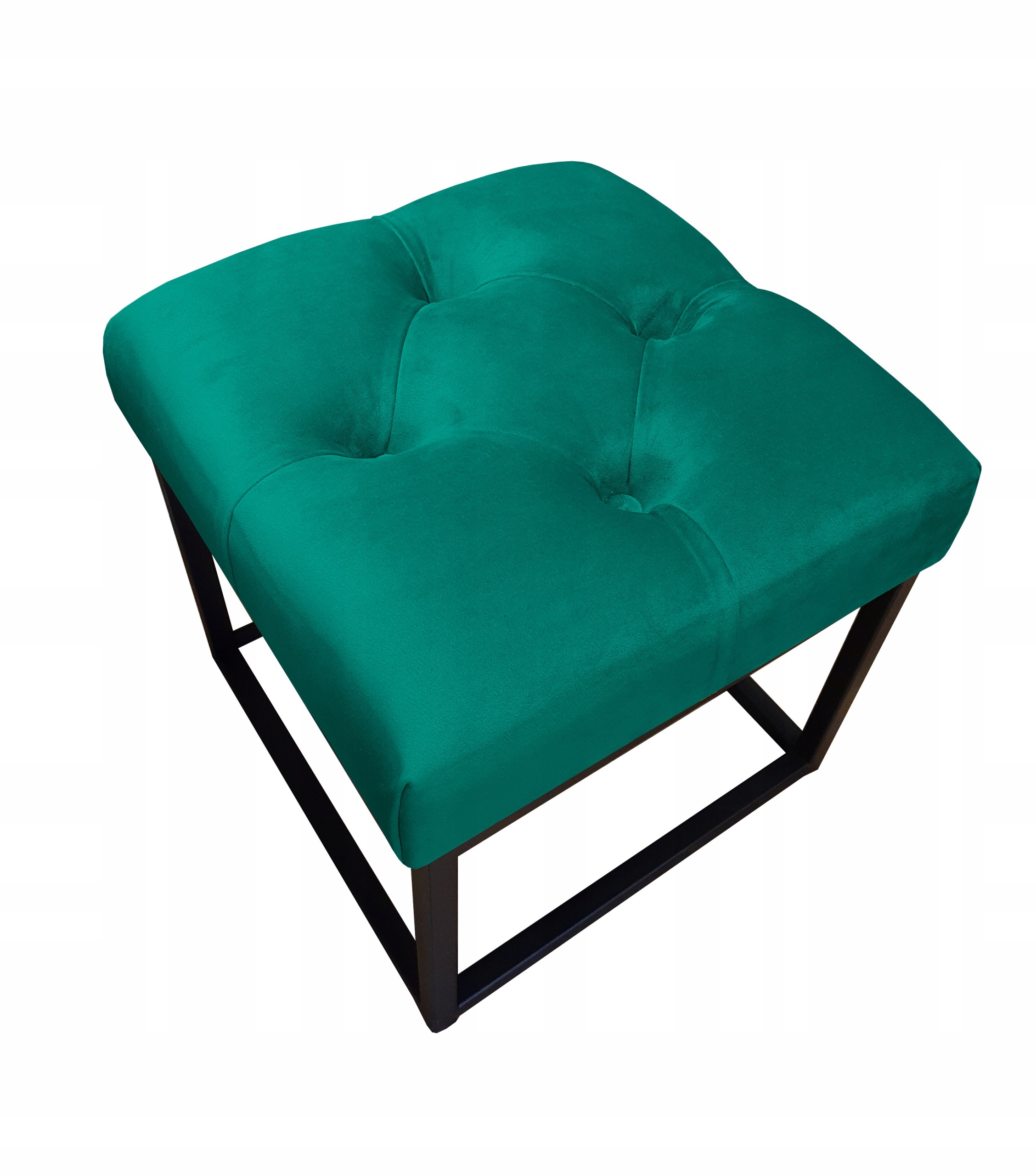 Pufa CHESTERFIELD LOFT ławka podnóżek metal MG20 Głębokość mebla 40 cm