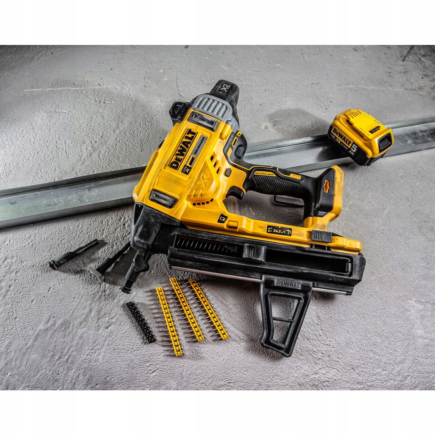Gwoździe do gwoździarki DeWalt 2,6 x 57 mm 510 sztuk Maksymalna długość gwoździ/zszywek 57 mm