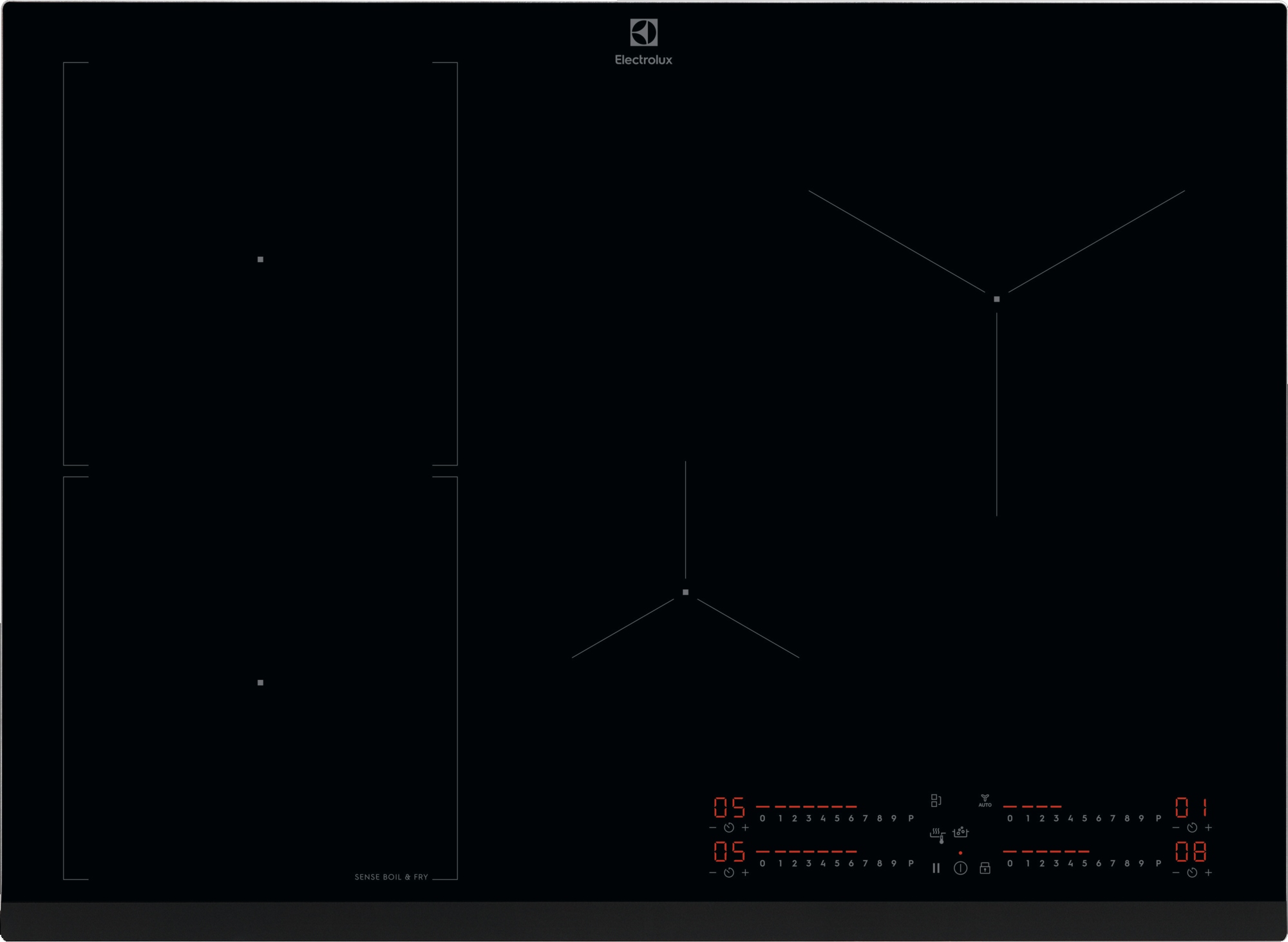 Płyta indukcyjna Electrolux EIS77453 Sense Boil+Fry Slim-fit 68 cm