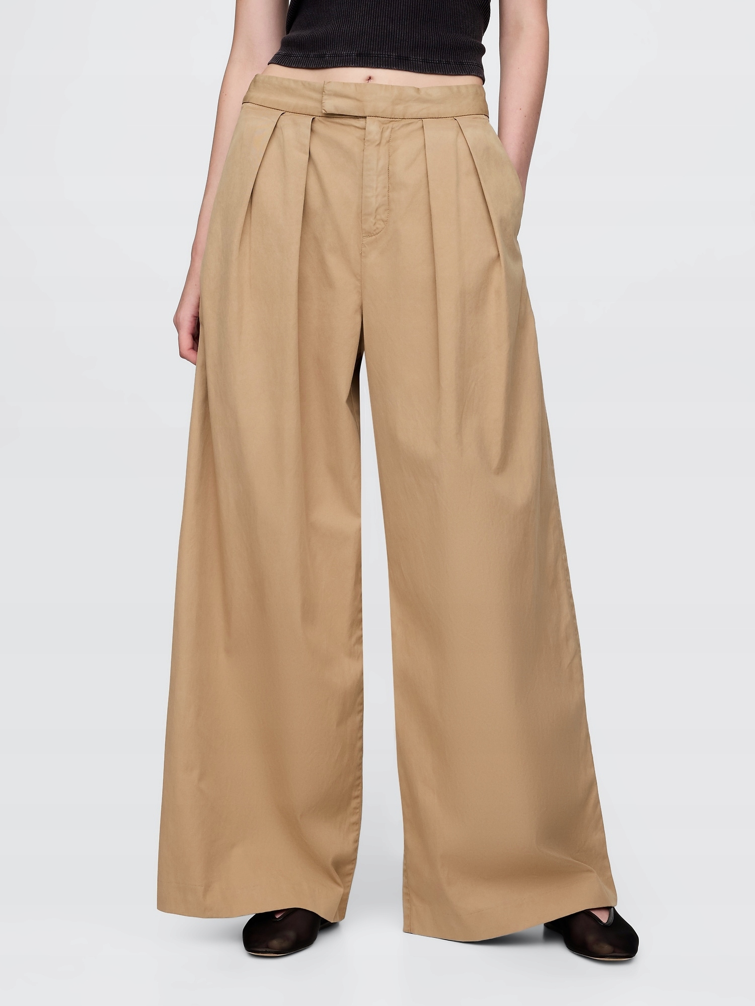Gap Kalhoty High Rise Wide