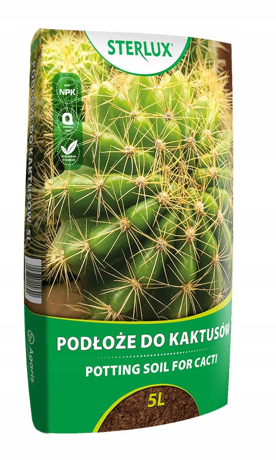 

Podłoże do kaktusów z nawozem Sterlux 5L ziemia