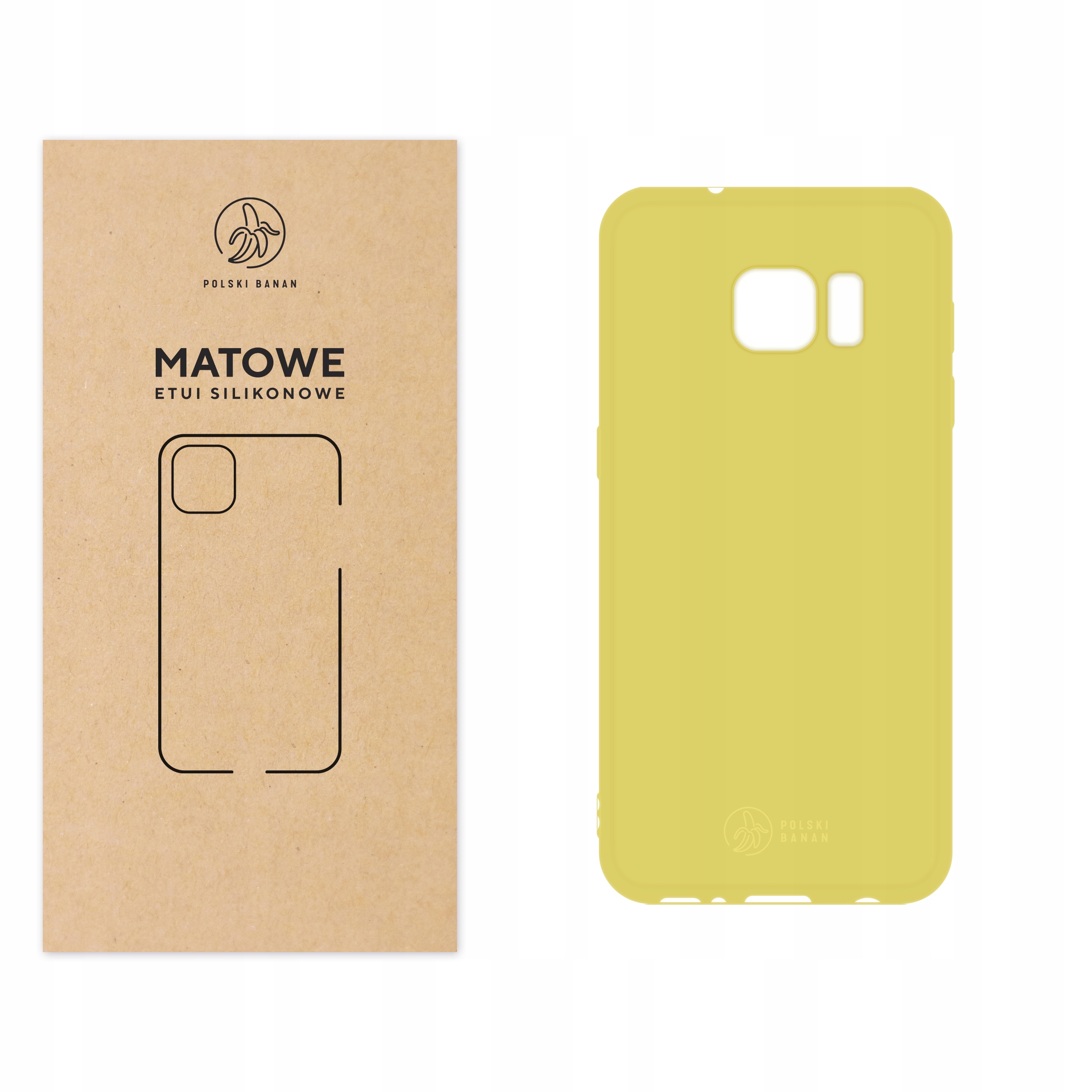 

Etui Matowe do Samsung Galaxy S7 żółte