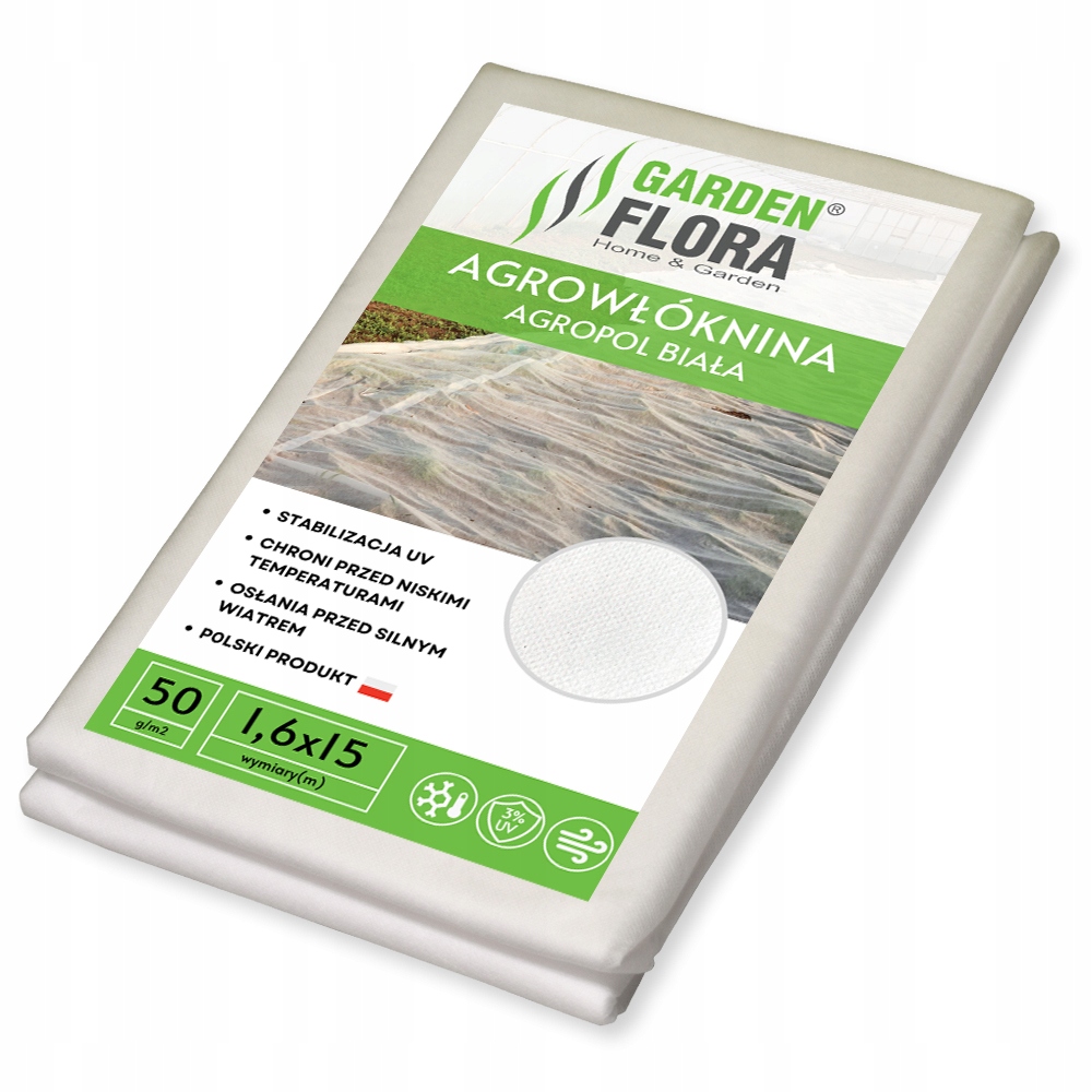 

Agrowłóknina Biała 1,6x15m 50g Zimowa, Wiosenna Ap
